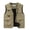 Khaki, variant on OGLCCG Mens Utility Fishing Cargo Vest Safari Travel Photo Sleeveless Jacket Outdoor Work Lightweight Quick-Dry Hunting Zip Up Vest with Pockets