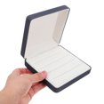 thumbnail image 3 of Miangastore Small Ring Organizer Box Portable Rings Jewelry Holder Modern Ring Display Tray, 3 of 9