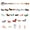30 pieces, variant on Dog Embroidered Iron On Appliques Adhesive Fabric Patches for Clothing, Jackets, Bags & Hats Decoration Sewing Accessories
