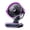 Purple style, variant on Portable Fan for Bedroom, Quiet Rechargeable Table Fan with LED Display, Rotatable Small Fan for Home Office Travel, Strong Airflow Personal Cooling Fan