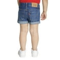 thumbnail image 4 of Levi's Toddler Girls' Girlfriend Denim Shorty Shorts, Sizes 2T-4T, 4 of 6