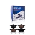 thumbnail image 1 of Detroit Axle - Pair Front Ceramic Brake Pads w/Hardware Kit for 1999-2003 Saab 9-3 - [1999-2005 Saab 9-5 NON 16" Wheel], 1 of 5