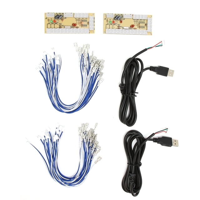 Codificador Arcade DIY sin latencia para 2 jugadores, kit de codificador Arcade DIY para 2 jugadores, codificador Arcade DIY para 2 jugadores, rendimiento sólido