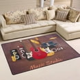 thumbnail image 2 of Coolnut Lightweight Soft Area Rugs 60 x 39 inch (5'x 3'3"), Music Studio Floor Mat for Kids Playing Room Hardwood Floor Living Room Nursery Rugs, 2 of 6