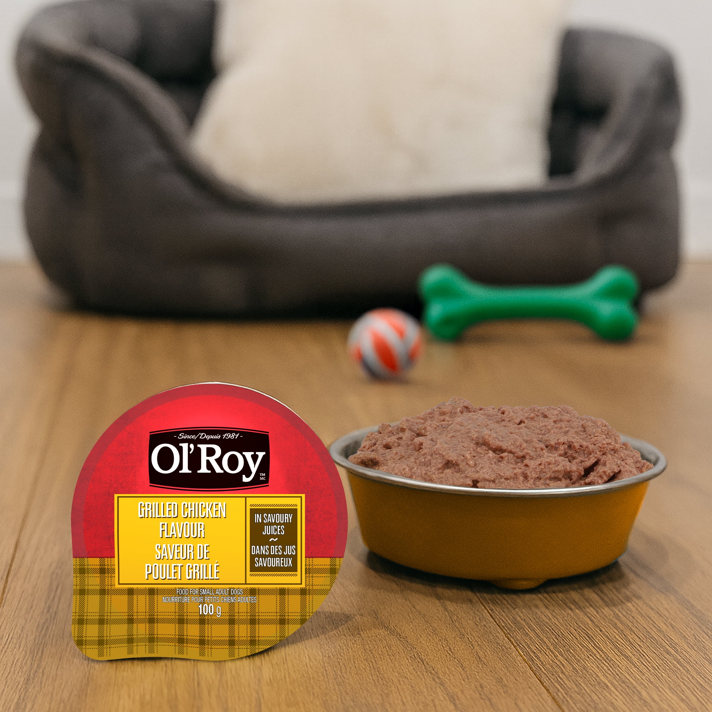 Ol' Roy Grilled Chicken Flavour and Porterhouse Flavour Dog Food Variety Pack for Small Adult Dogs 18KG