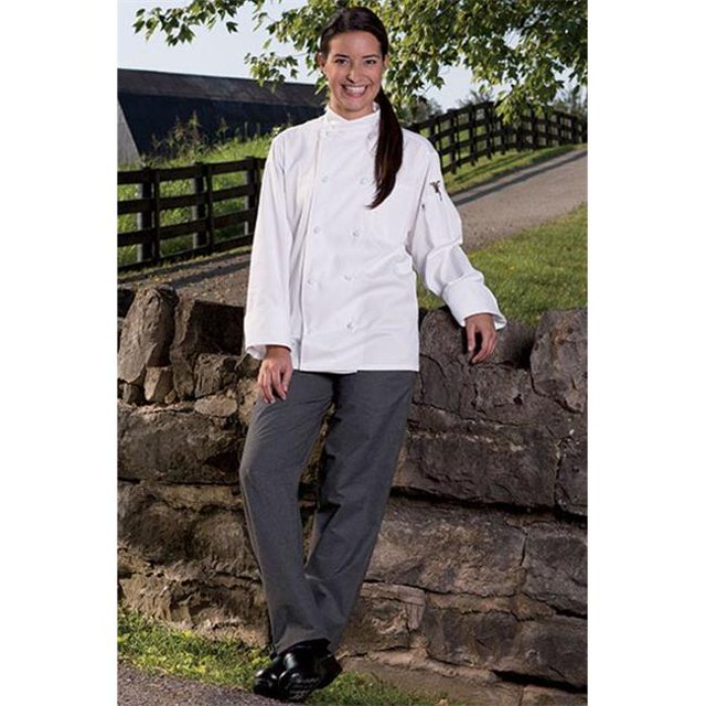 Uncommon Threads 4003-5708 Pantalon de Chef Ample Teint en Fil à Carreaux Noir/blanc - 4XLarge