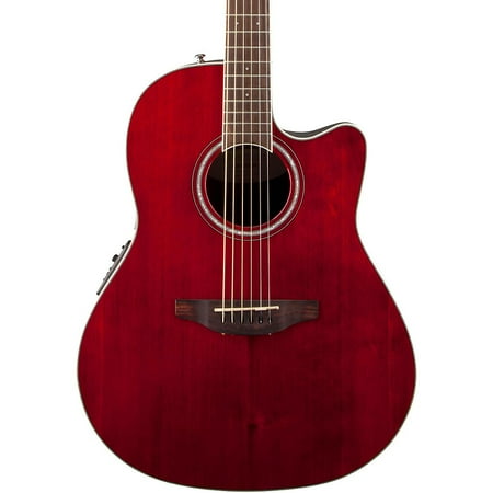 Red Classic Guitar - Ovation CS24-RR Celebrity Standard Acoustic Electric Guitar (Ruby Red)