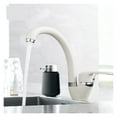 thumbnail image 3 of Brass Black Flexible Kitchen Sink Faucet, Hot And Cold Water Filter Mixer Faucets, Single Handle Swivel Spout Kitchen Water Faucet ,Versatile Features, 3 of 7