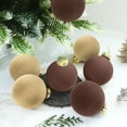 thumbnail image 6 of 12-Pack Large Flocked Christmas Ornaments, 31 Inch Velvet Christmas Balls for Tree Decorating, Jumbo Holiday Ball Set for Home and Party(B), 6 of 6