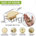 thumbnail image 2 of For 5 Pack Brass Dresser Drawer Pulls Kitchen Cabinet Knobs And Handles, 2 of 5