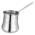 thumbnail image 3 of Siruishop Coffee Pot Multifunctional Professional with Handle Silver Butter Warmer Jug S S, 3 of 8