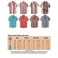 thumbnail image 2 of Grianlook Button Up Lapel Collar Shirts for Men Loose Casual Tunic Tops Striped Short/Long Sleeve Tshirts, 2 of 5