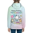thumbnail image 2 of Sanrio Pochacco Kids' Hoodie 3d Print Sweatshirt Soft Pullover Hooded With Big Pockets Fans Gifts For Boys Or Girls Small, 2 of 7