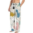 thumbnail image 2 of Fotbe Cute Dinosaurs Men's Pajama Pants,Sleepwear Pants,Pj Bottoms Drawstring And Pockets-Small, 2 of 9