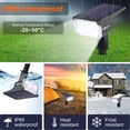 thumbnail image 2 of Focos solares LEREKAM, 40 LED, IP65, impermeables, paquete de 2, 2 of 6