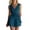 Blue, variant on Tqcoqu Trendy Belted Linen Romper for Women,Summer V Neck Sleeveless Business Casual Shorts Jumpsuit with Pockets,Black Women's S-XXXL