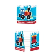 All Aboard Train Invitations, 24 Count