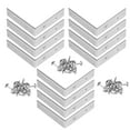 thumbnail image 6 of Dritz Campaign Textured Right Angle, Small, 3 Pack, Nickel, 6 of 8