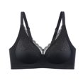 thumbnail image 5 of Gkeoshab Women's Bras Women's No Gap Seamless Bra Control Minimizer Underwire Bra Black L, 5 of 5