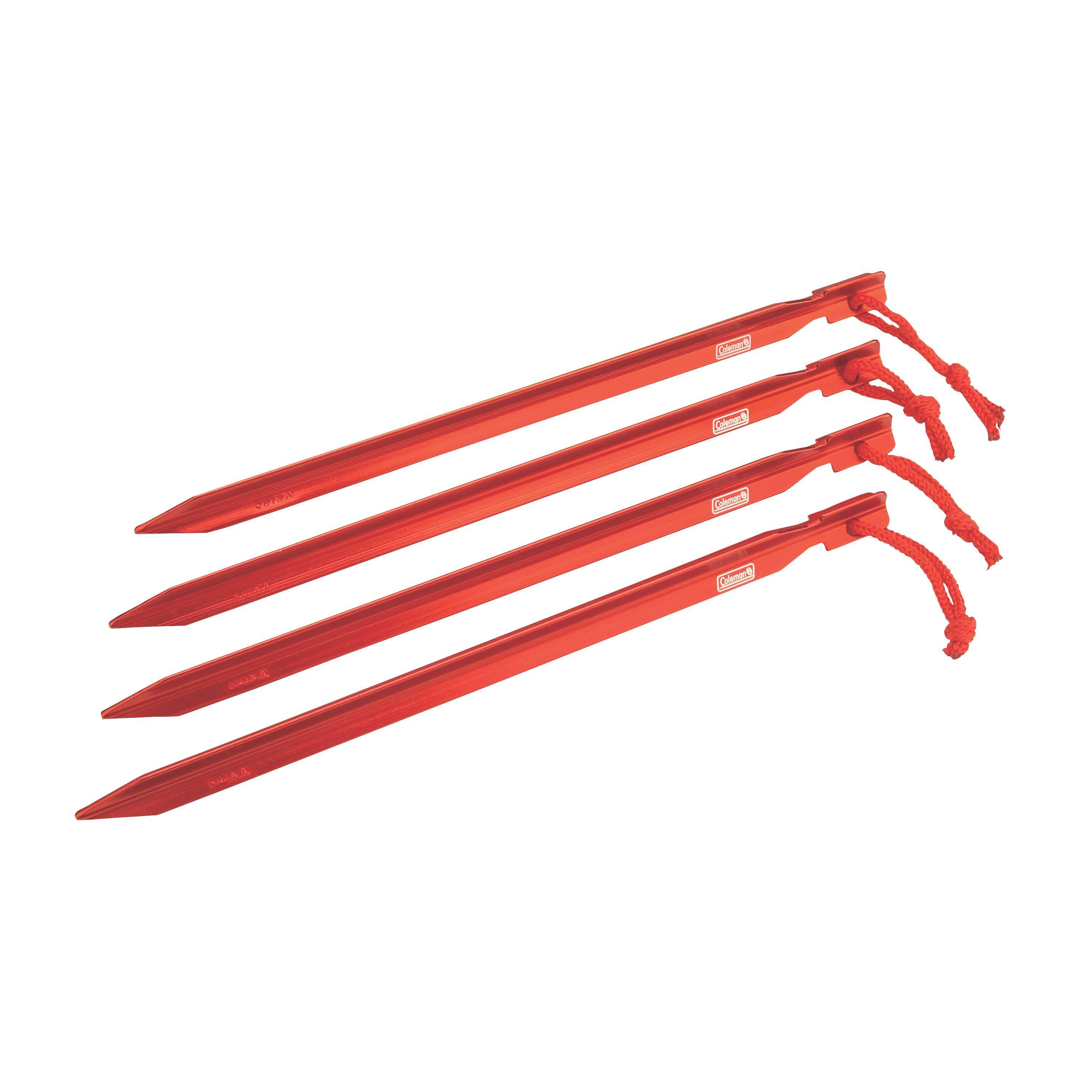 Coleman 9" Heavy Duty Tent Stakes, 4 Pack