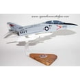 thumbnail image 2 of VF-194 Red Lightnings F-4J (1977) Model, 1/42 (18") Scale, Mahogany, Navy, Fighter, 2 of 4