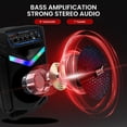 thumbnail image 2 of Sistema PA portátil Pyle PPHP842B Bluetooth 400 W con subwoofer, 2 of 7