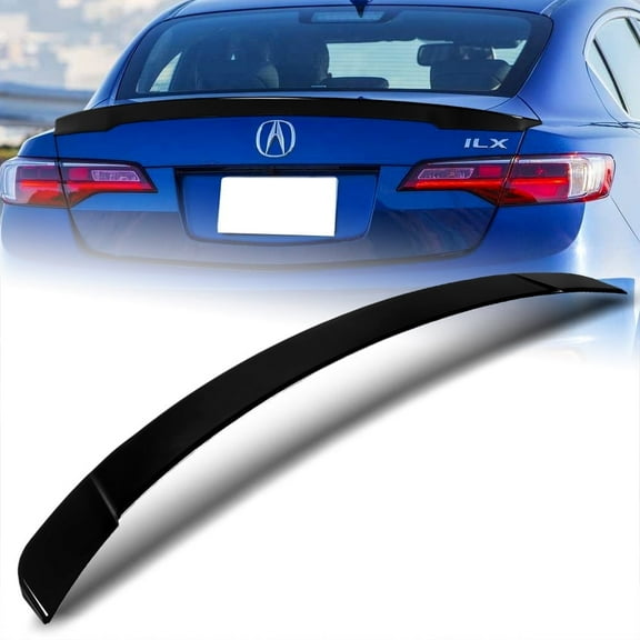 W-Power For 2013-2018 Acura ILX Pearl Black Duckbill Rear Trunk Lid Spoiler Wing STP-Style