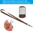 thumbnail image 3 of Uxcell 17" x 0.6" Neck Lanyards with Swivel Hook Clip for ID Badge Keys Brown 50 Pack, 3 of 6
