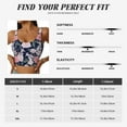 thumbnail image 6 of Vsdgher Rose Flowers Print Women Sleeveless Athletic Tank Top Built-in Bra Camisole Sports Vest for Yoga Running Fitness Exercise with Removable Pads, 6 of 8