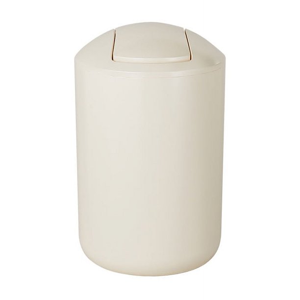 Cubo de basura grande con tapa mecedora para el hogar, la sala de estar, el escritorio, el cubo sanitario, la oficina, el cesto de papel, un lindo cubo de almacenamiento de aspecto alto