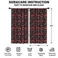 thumbnail image 2 of Blackout Kids Curtains,Red Controllers Games Icons Black Pattern Childrens Insulated Curtains Set Of 2,Bedroom Essentials,Toddler Room Decor 42"x84", 2 of 5