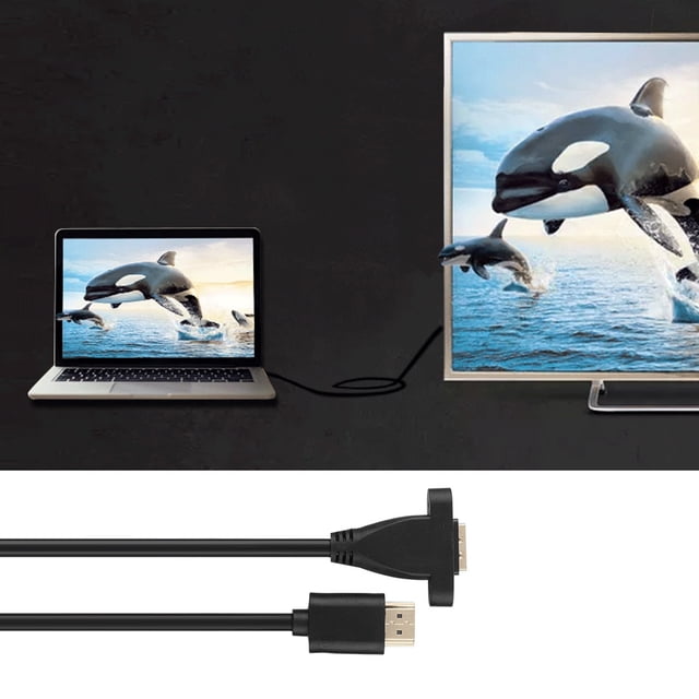 Male To Female Adapter, Extention Cable Supports 8-channel High Speed 5Gbps Transmission Rate With Fixing Hole For Camera For Projector