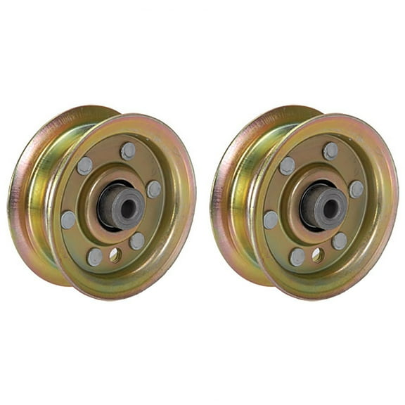 165888 Qty 2: Flat Idler Pulley Fits Craftsman