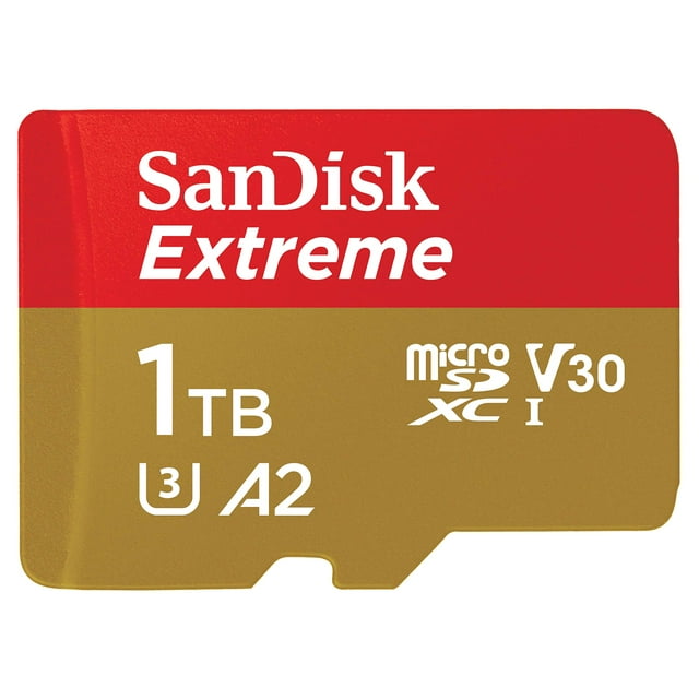 Tarjeta de memoria SanDisk Extreme microSD de 1 TB UHS-I para vídeo 4K