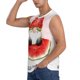 thumbnail image 3 of Fotbe Watermelon Gnome Men's Camiseta sin Mangas Estampada para Hombres, Playera Casual para Gimnasio, Entrenamiento, Playa-X-Large, 3 of 7