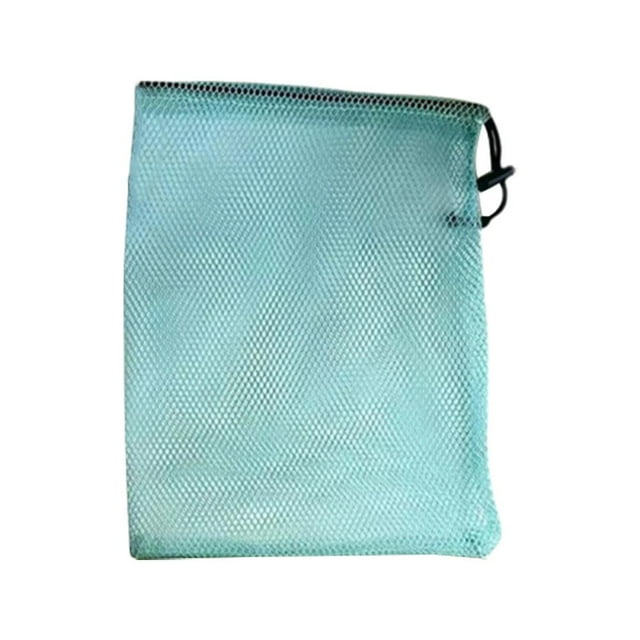 Drawstring Backpack Bag Bulk, Mesh Bags Drawstring, 15.76 x 13.79inch Multipurpose Storage Bag, Nylon Mesh Gym Bags for Organizing Balls, Sports Equipment