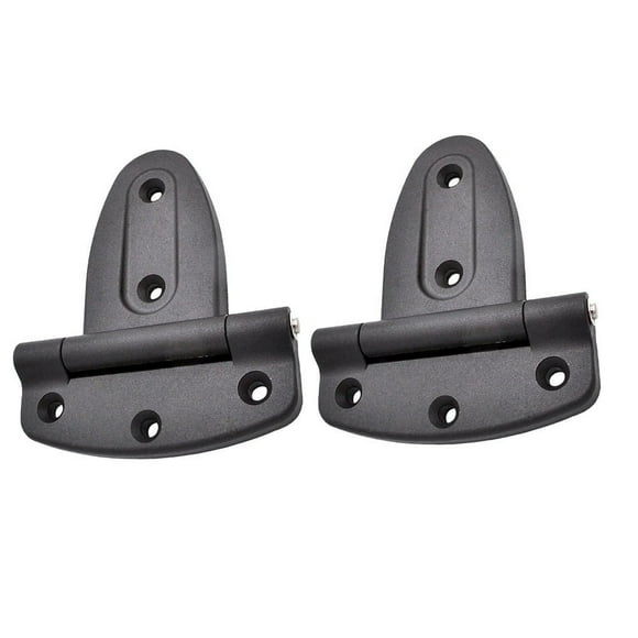 QUTETN2 Pcs Barn Door Hardware Kit Frame Hinges for Cabinet Doors Black
