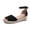 Black, variant on Women's Espadrilles Wedge Sandals Open Toe Ankle Strap Buckle Heels Casual Daily Wear Shoes