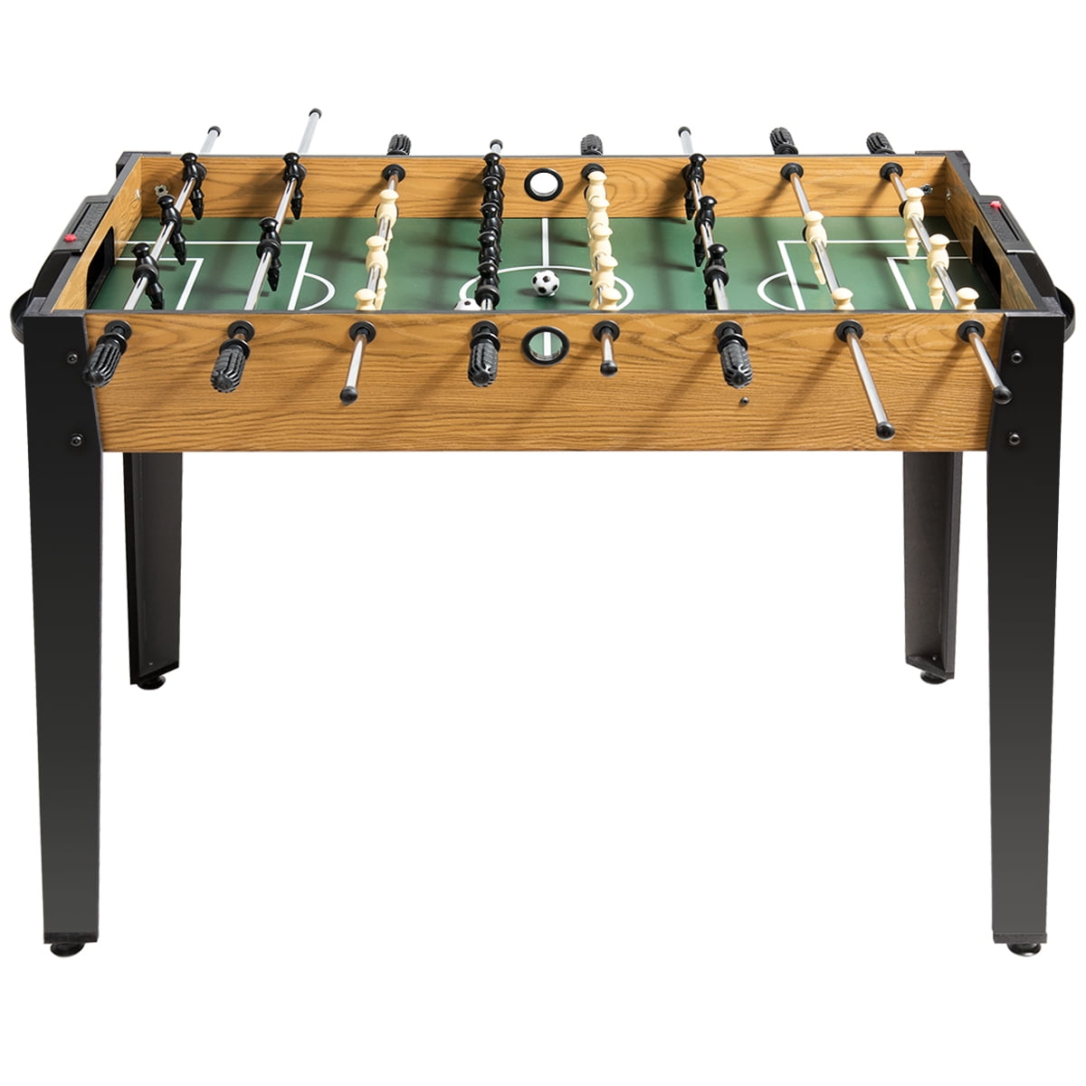 Gymax 48'' Competition Sized Wooden Soccer Foosball Table Home Recreation Adults & Kids