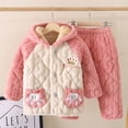 thumbnail image 1 of Fgnfyis Kids 2pc Soft Fleece Pajama Set Boys Outfits Pink 14, 1 of 3