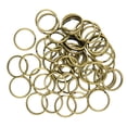 thumbnail image 1 of 50 Uds 18mm/32mm llaves divididas bronce antiguo llavero aro bucle perfecl, 1 of 4