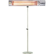 Hanover 1500W 16.5'' Portable Electric Infrared Halogen Heat Lamp with Mounting Bracket and Stand | Powerful Heating for Outdoor Areas up to 52 Sq. Ft. | Ideal for Porch, Garage, Workshop, Patio