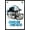 Black Framed Version, variant on NFL Carolina Panthers - Drip Helmet 20 Wall Poster, 22.375" x 34"
