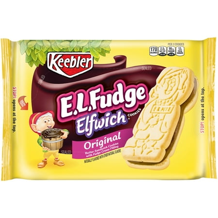 Fudge Bites - (3 Pack) Keebler E.L. Fudge Elfwich Original Cookies 13.6 oz. Pack