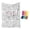 Style 1, variant on Washable DIY Fabric Coloring Blanket Kit With 24 Markers Custom‑Decor Blanket Creative Hand‑Made Ornament For Holiday Present Home Decoration
