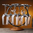 thumbnail image 4 of nipocaio Metal freestanding wine rack for wine glasses, kitchen, bar, table decoration, 4 of 5