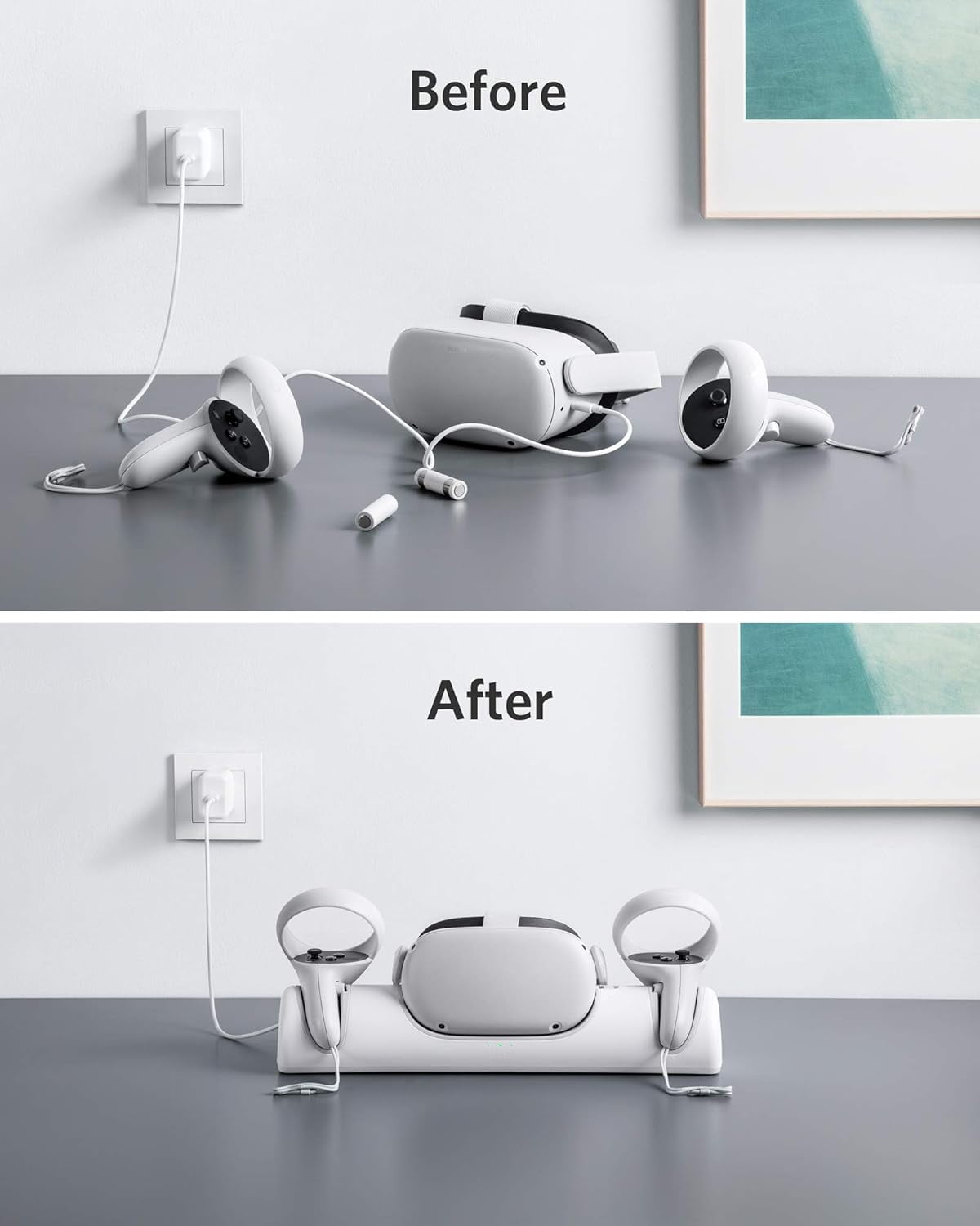 Anker Charging Dock & Stand for Oculus Quest 2 Includes Anker Charging Dock & Stand for Oculus Quest 2 Includes