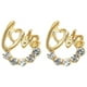 thumbnail image 1 of Pendientes de botón para mujer, pendientes de botón, pendientes de botón para mujer, pendientes de botón de metal con diamantes de moda, pendientes de botón de aleación coreana con diamantes., 1 of 2