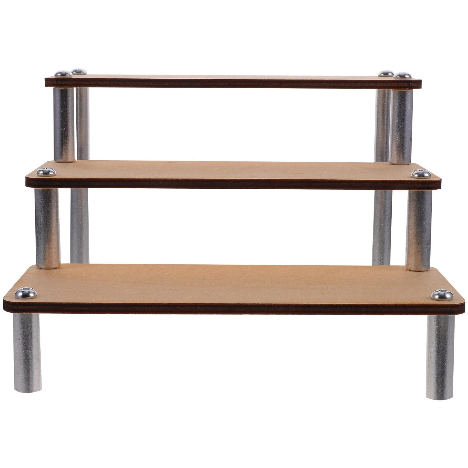 Wooden Riser Display Shelf Multitier Perfume Organizer Display Riser