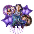 thumbnail image 3 of Decoración para fiesta de cumpleaños de Disney Encanto, vajilla de princesa Mirabel azul y morado, suministros para globos, abalorio para baby shower, regalo para niños, 3 of 5